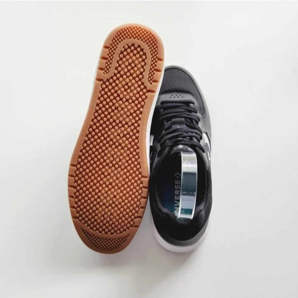 Converse Rival Ox Black White Gum Men's 11.5 Women's 13 - Picture 5 of 6